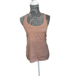 BCBGMAXAZRIA Halter Top Twist back, Sleeveless, Women's, Blush Pink, Small